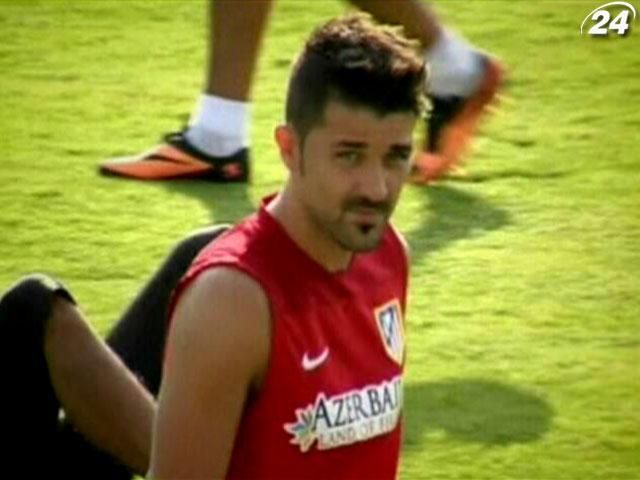 Давід Вілья святкує свій День народження Давід Вілья святкує свій День народження