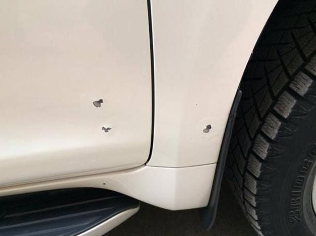 Авто Бондаренко обстреляли, она уже обратилась в милицию Авто Бондаренко обстреляли, она уже обратилась в милицию