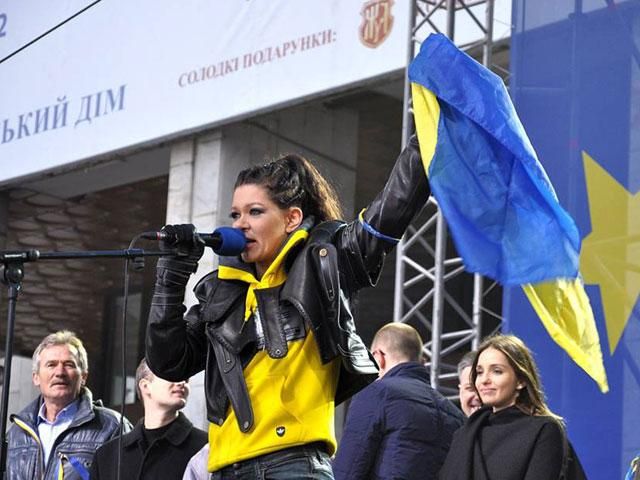 Я себе спалю на цьому Майдані, якщо не відбудуться зміни, - Руслана