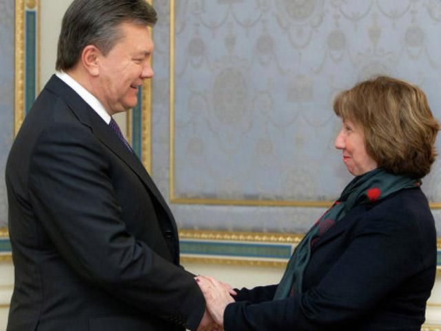 Ештон сказала Януковичу, що часу більше немає Ештон сказала Януковичу, що часу більше немає