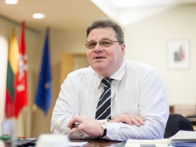 Глава МЗС Литви летить до Києва Глава МЗС Литви летить до Києва