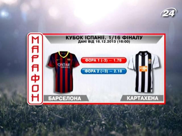 Матч дня - "Барселона" - "Картахена" - 17 декабря 2013 - Телеканал новин 24 Матч дня - "Барселона" - "Картахена" - 17 декабря 2013 - Телеканал новин 24