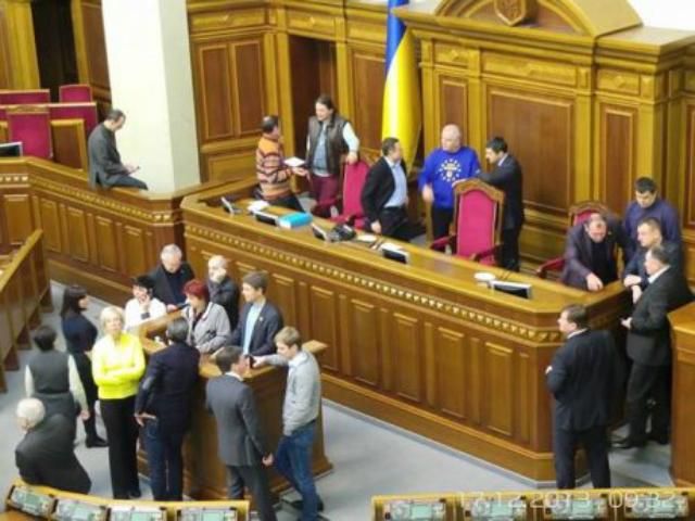 Рада проработала всего несколько минут