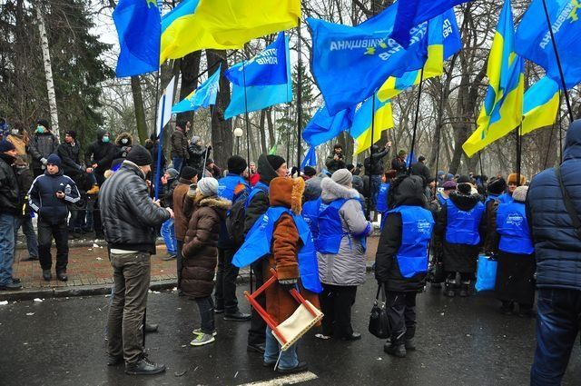 Майдан "за Януковича" стоятиме до 27 грудня