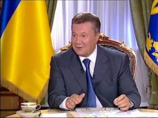 Пресс-служба Януковича подтвердила его завтрашнее интервью в прямом эфире