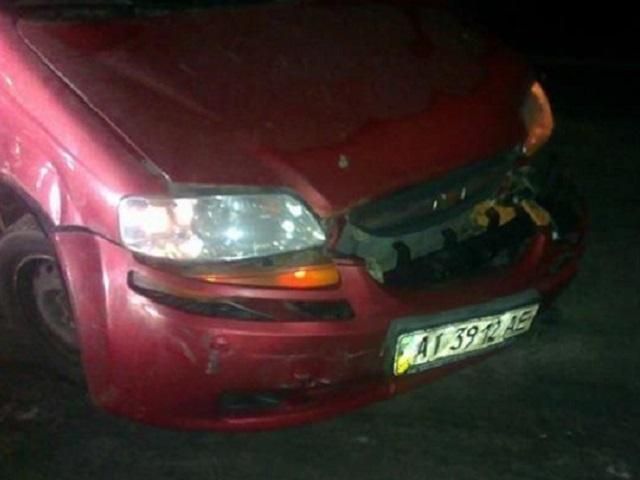 Автомобиль Черновол нападавшие разбили (Фото) Автомобиль Черновол нападавшие разбили (Фото)