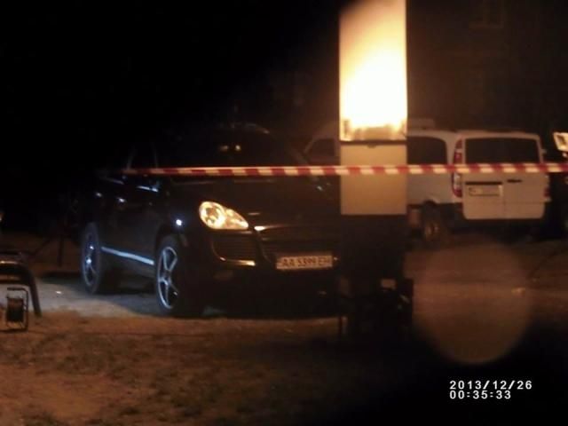 Автомобиль, в котором находились нападавшие на Черновол, - под наблюдением милиции (Фото. Видео)
