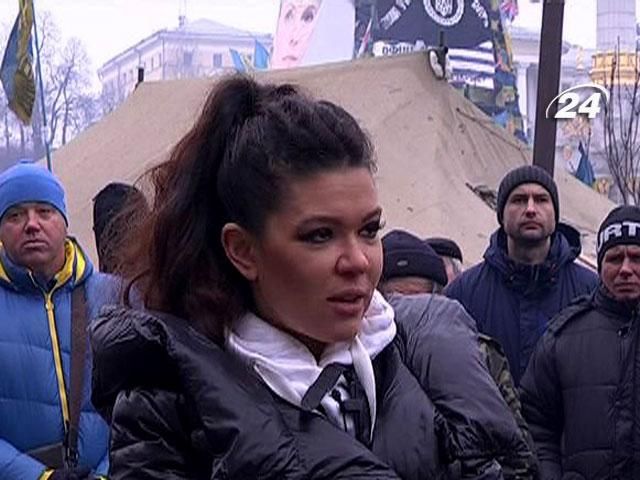 Руслана: Важным было петь гимн, молиться и успокаивать людей Руслана: Важным было петь гимн, молиться и успокаивать людей