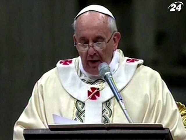 Папа Римський привітав християн східного обряду з Різдвом