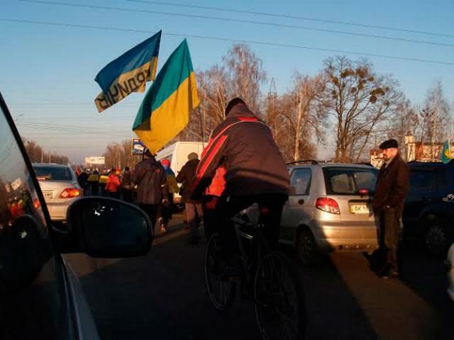 Протокол в отношении участников Марша на Межигорье уже составлен, - активистка Протокол в отношении участников Марша на Межигорье уже составлен, - активистка