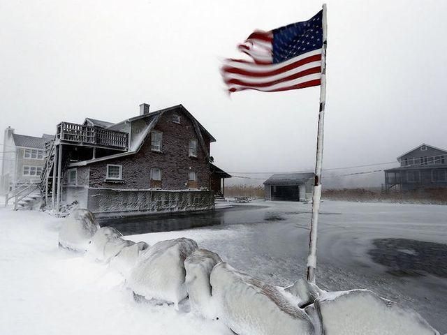 В США - аномальный мороз (Фото)