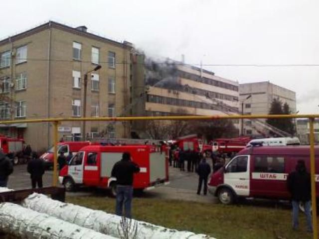 Версію теракту виключили як причину пожежі у Харкові Версію теракту виключили як причину пожежі у Харкові