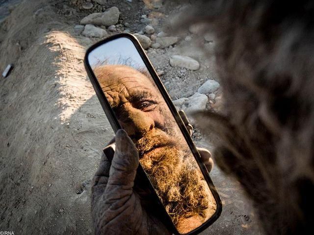 В Ірані живе чоловік, який не мився 60 років (Фото)