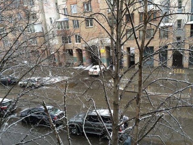 Київ покрив сніг (Фото)