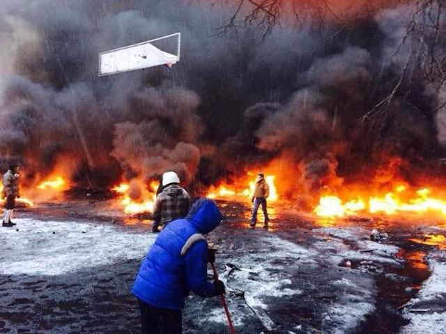 Столкновения начались и на Лютеранской