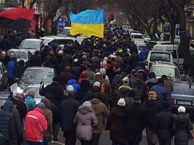 В Одесі протестувальникам довелось відступити з-під ОДА