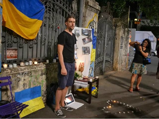 В Бразилии почтили память погибших украинских активистов (Фото)