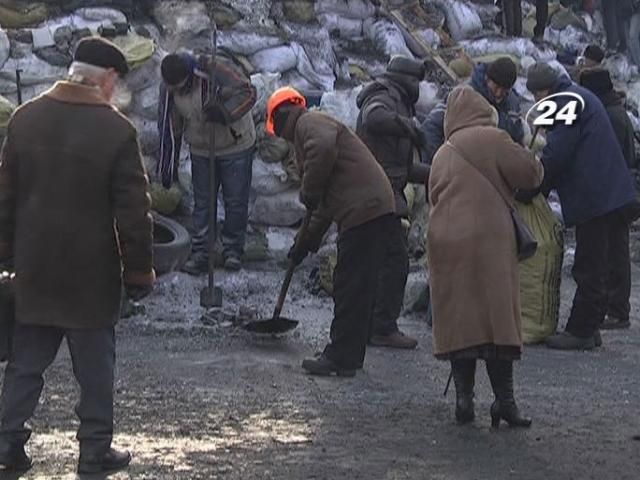 На Грушевского усилили охрану из-за возможных провокаций