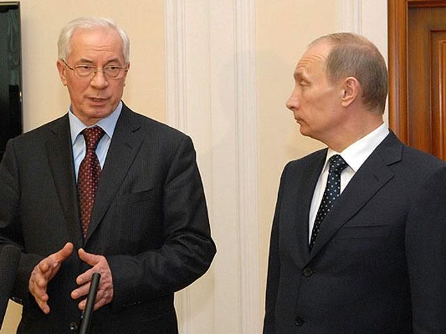 Запитайте в Азарова, про що ми домовлялися, — Путін