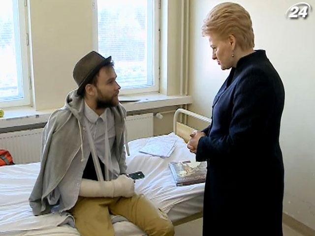 Потерпілі євромайданівці лікуються у Литві Потерпілі євромайданівці лікуються у Литві