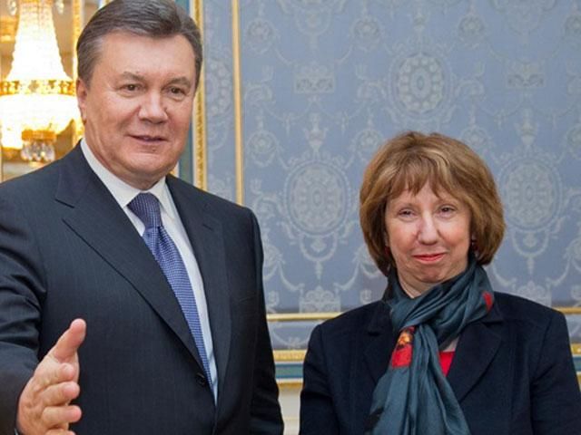 Янукович зустрівся з Ештон