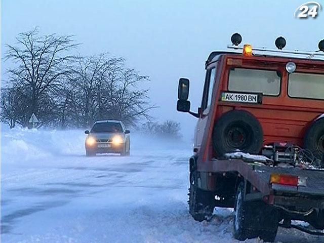 ДАІ обмежила рух транспорту у 5 областях