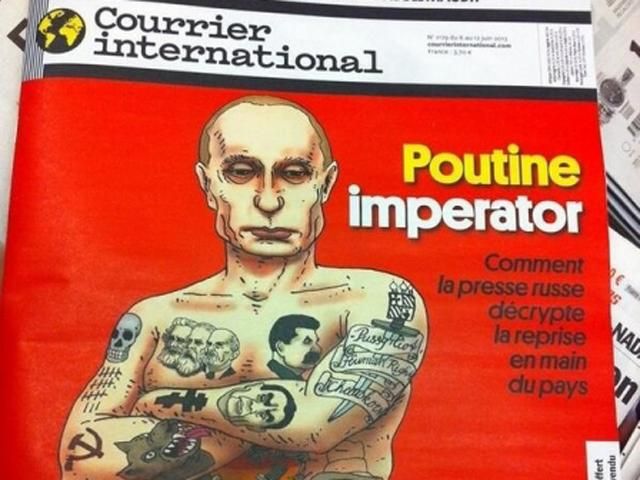 Иностранные издания выходят с жесткими обложками о Путине (Фото)