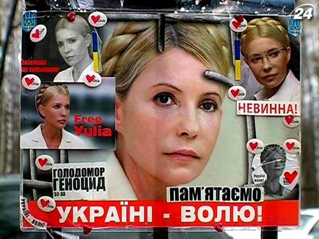 Тимошенко вважає необхідними санкції ЄС проти влади