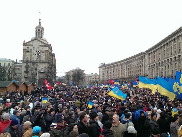 Попри мороз завтра у Києві таки відбудеться народне віче