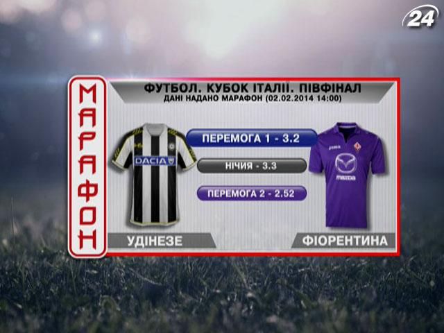 Матч дня. "Удінезе" проти "Фіорентини" Матч дня. "Удінезе" проти "Фіорентини"