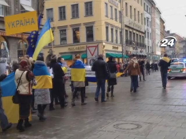 В мире продолжаются акции поддержки Евромайдана и Автомайдана