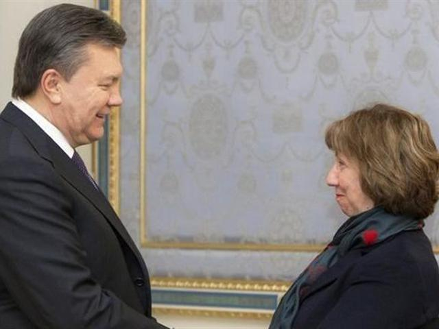 Завершилась зустріч Януковича з Кетрін Ештон