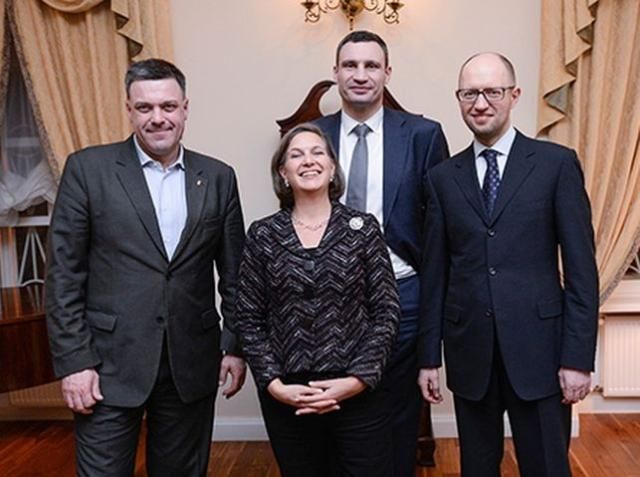 Опозиціонери зустрілись з Вікторією Нуланд Опозиціонери зустрілись з Вікторією Нуланд