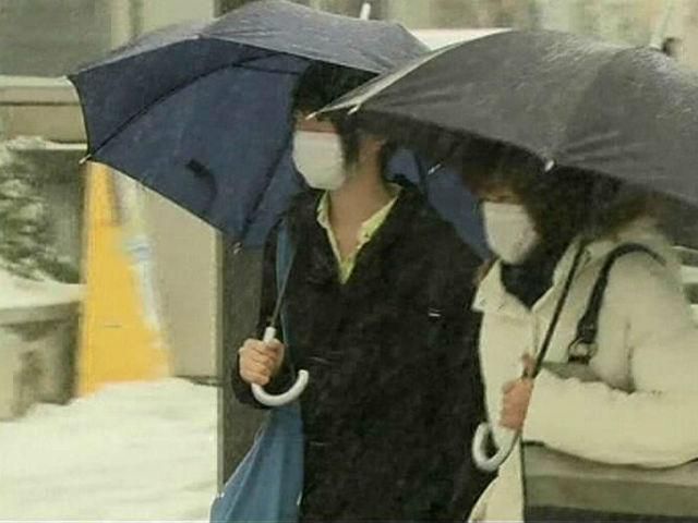 Токио страдает от рекордных за последние 13 лет снегопадов