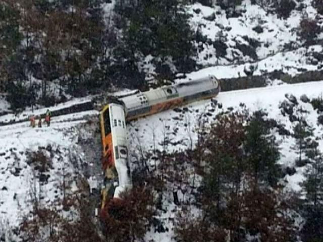В Альпах сошел с рельсов поезд: двое погибших, семеро раненых