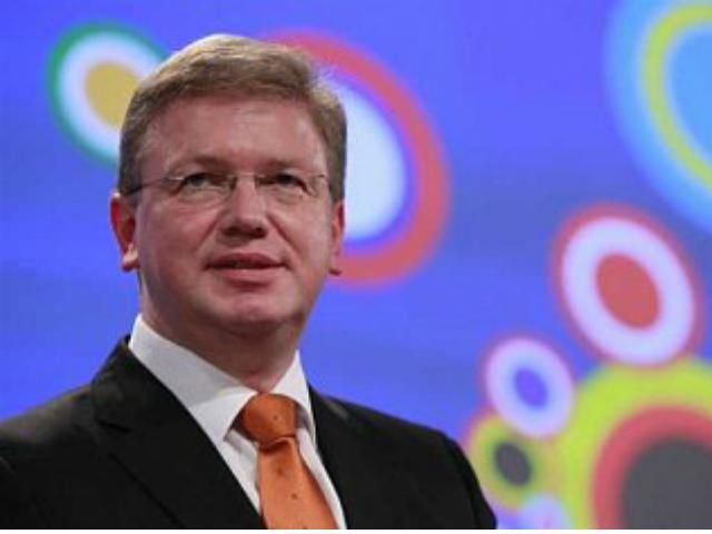 Фюле поговорить з Януковичем, лідерами політсил і представниками громадськості Фюле поговорить з Януковичем, лідерами політсил і представниками громадськості