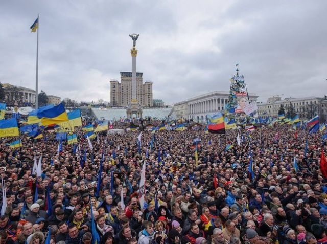 На Народном вече в воскресенье будут говорить о мирном наступлении активистов Майдана