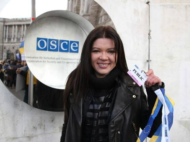 Руслана відвідала засідання ОБСЄ (Фото)