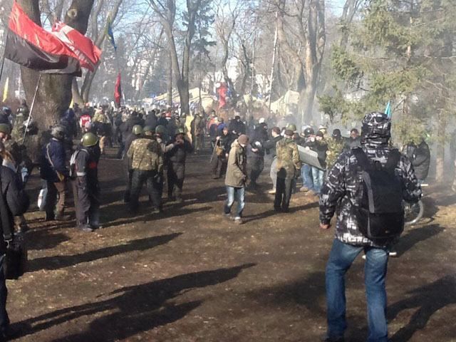 Во время столкновенияй в Мариинском парке активисту оторвало кисть руки Во время столкновенияй в Мариинском парке активисту оторвало кисть руки