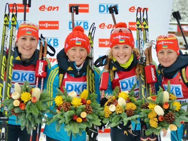 Жіноча біатлонна збірна виборола золото в Сочі