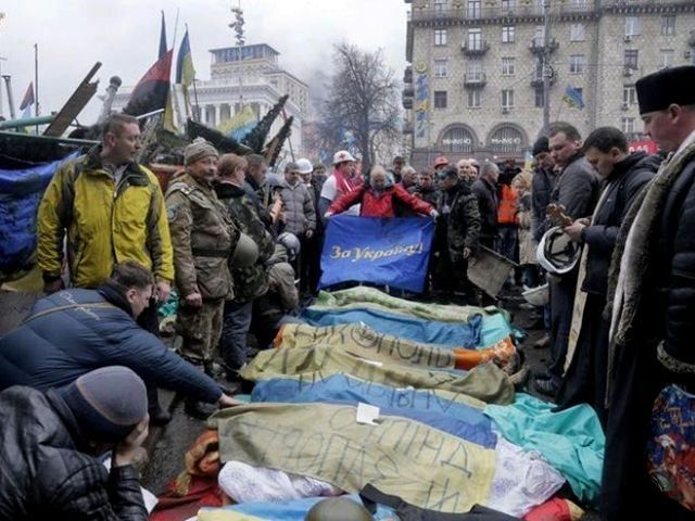 Официально: количество убитых на Майдане от начала схваток 18 февраля выросло до 82 человек