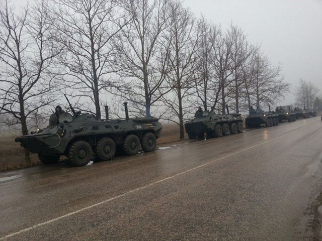 На підступах до Сімферополя розвертають БТРи, - ЗМІ