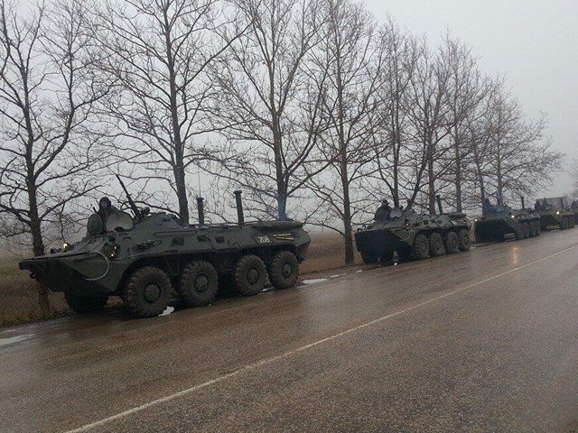 Российские БТРы охраняют Черноморский флот, — МИД России