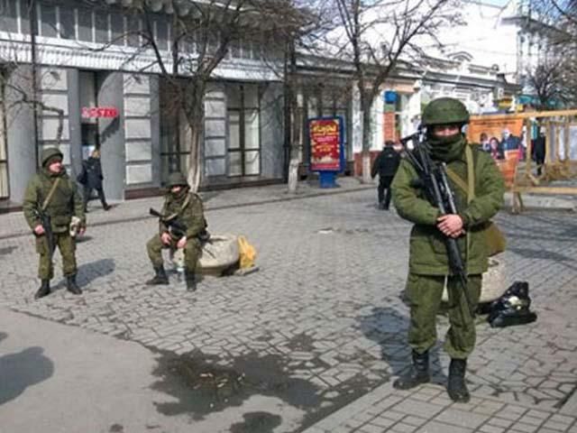 Российские военные захватили оружие в украинской воинской части в Бельбеке