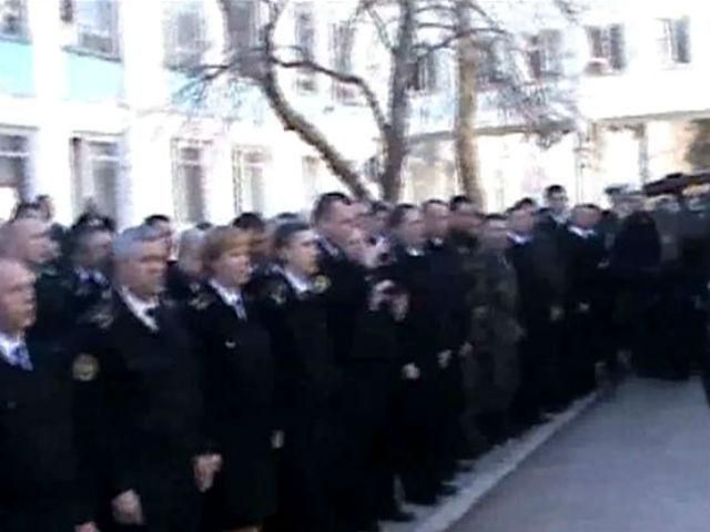 Офицеры ВМС подтвердили верность военной присяге (Видео)
