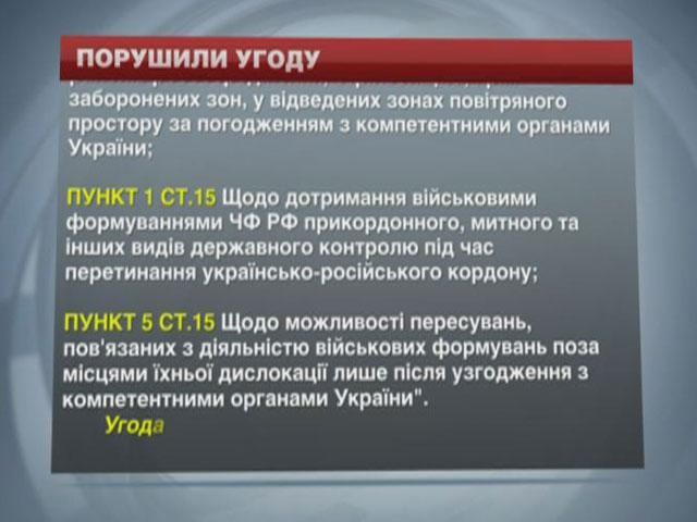 МИД Украины обнародовало перечень пунктов, которые нарушила РФ
