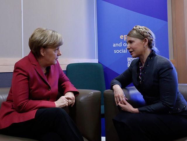 Тимошенко провела зустріч з Меркель 
