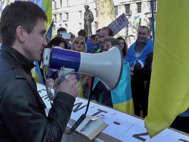 У США та Великобританії відбулися акції на підтримку України