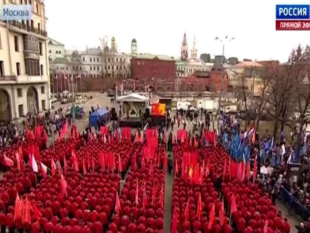 Россияне поддерживают Крым и протестуют против фашизма (Видео)