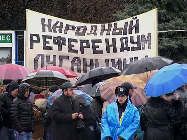 Пророссийские силы объявили недельный референдум в Луганске